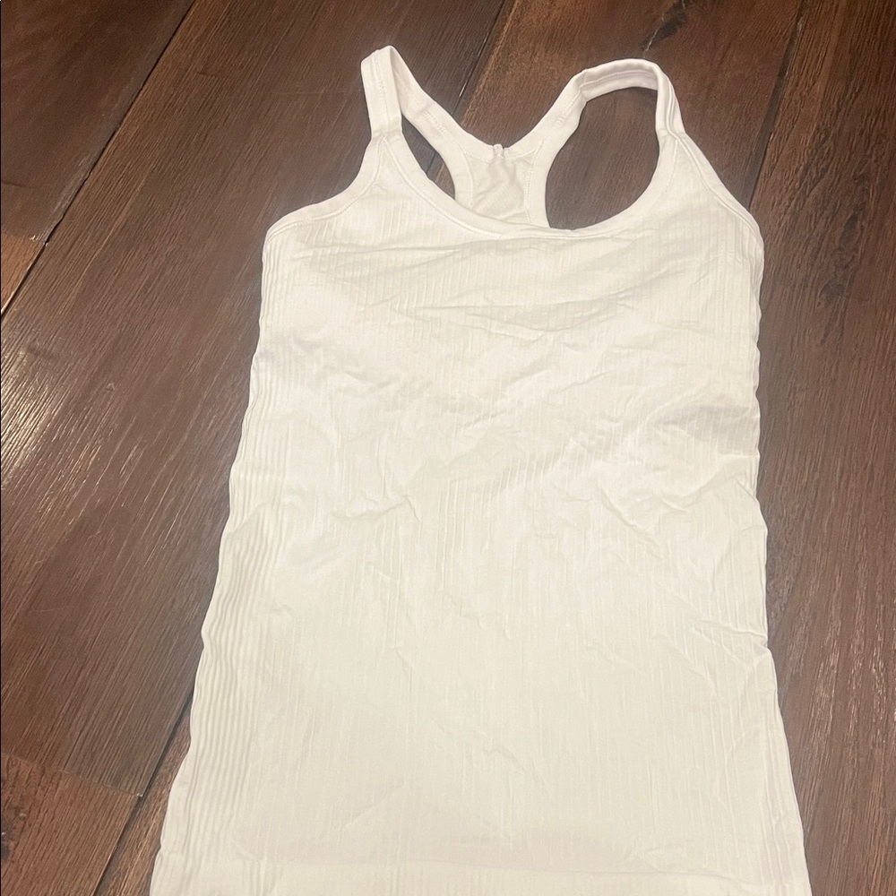 Lululemon Athletica White Tank Top